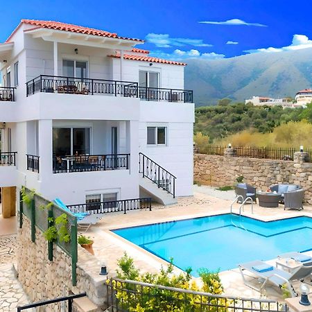 Mare Blue Villas Heated Pool Kournás Exterior foto